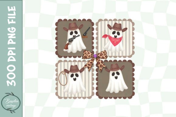Cartoon Ghosts Western Adventure PNG Review for Real Embroidery Projects
