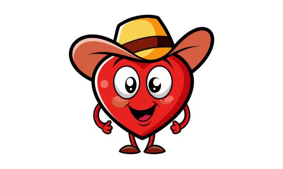 Cartoon Heart Cowboy Character Embroidery Design Review