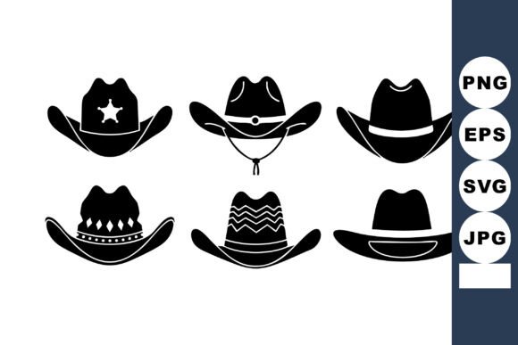 Cowboy Hats Western Silhouette Set Review