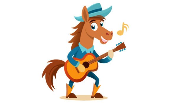 Cowboy Horse Playing Guitar and Singing Review for Real Projects