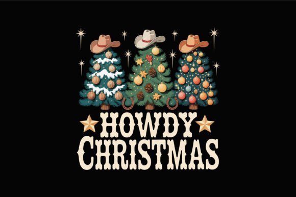 Howdy Christmas Cowboy Trees