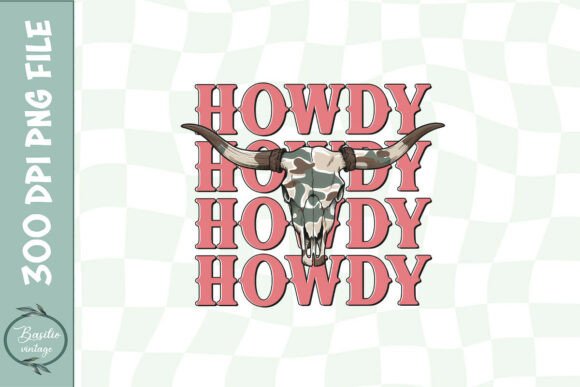 Howdy Skull Western Style PNG Review