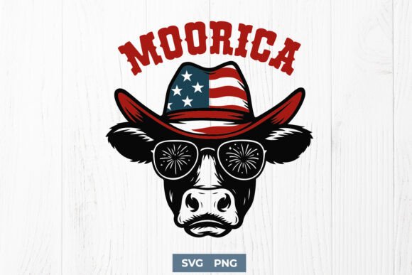 Moorica SVG – Patriotic Cow with Flag Review for Real Projects
